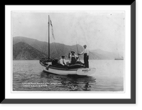 Leaping tuna hooked 2 p.m., Aug. 9, 1911. Landed Aug 10th, 6:57 am, Historic Print