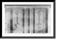 Plan of bottom flanges from above and beneath, Vintage Poster