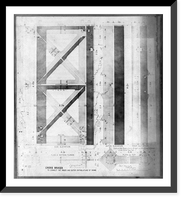 Historic Framed Print, Cross braces to connect the inner and outer entablature of dome - 2,  17-7/8" x 21-7/8"