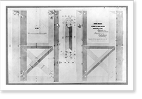Historic Framed Print, Cross braces,  17-7/8" x 21-7/8"