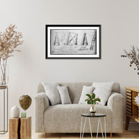 Historic Framed Print, Dome of U.S. Capitol, ribs of cupola first section,  17-7/8" x 21-7/8" Historic Framed Print, Dome of U.S. Capitol, ribs of cupola first section,  17-7/8" x 21-7/8"