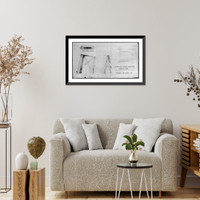 Historic Framed Print, Dome of U.S. Capitol, exception in first section of main ribs,  17-7/8" x 21-7/8" Historic Framed Print, Dome of U.S. Capitol, exception in first section of main ribs,  17-7/8" x 21-7/8"