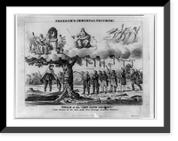 Freedom's immortal triumph! Finale of the Jeff Davis Die-nasty. Last scene of all, that ends this strange eventful history", Antique Print
