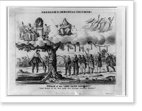 Freedom's immortal triumph! Finale of the Jeff Davis Die-nasty. Last scene of all, that ends this strange eventful history", Antique Print
