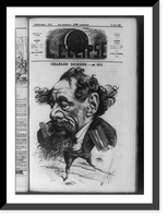 Historic Framed Print, Charles Dickens - 8,  17-7/8" x 21-7/8"