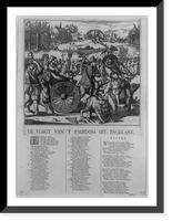 Historic Photo Print - De vlugt van 't pausdom uit Engelant