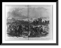 The rebels for the Union attack on Charleston - the Confederates building fortifications on James Island, under the direction of Gen. Beauregard, to repel the land attacks of the Union troops Class