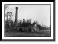 Power house, Greenwood Water and Electric Light Plant, Antique Poster