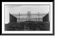 Historic Framed Print, Custer's Battlefield Monument,  17-7/8" x 21-7/8"