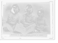 Historic Framed Print, Daughters of Prince and Princess of Greece: Olga, Eliy, & Marina,  17-7/8" x 21-7/8"