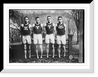 Yale Relay Team: M.D. Kirjassoff, L.B. Stevens, R.A. Spitzer, R.W. LaMontagne, Antique Print