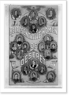 Representative women of deseret Classic, Vintage Wall Art