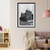 Roman Catholic Church, 5th Ave. 50th and 51st, New York City, Vintage Wall Art