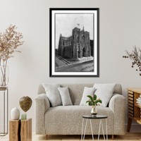 Roman Catholic Church, 5th Ave. 50th and 51st, New York City, Vintage Wall Art