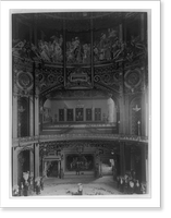 Interior of the Central Dome exhibit area, Paris Exposition, 1889, Vintage Print