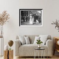 Historic Framed Print, Edith Kane and Mrs. J. Doug Robinson,  17-7/8" x 21-7/8"