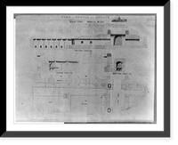 Plan of vaults for boilers, west end, north wing, Historic Print