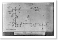 Historic Framed Print, Piping for U.S. Capitol extension, south wing, south side,  17-7/8" x 21-7/8"