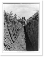 Historic Framed Print, [The Big Inch Pipeline under construction] - 3,  17-7/8" x 21-7/8"