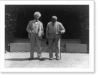 John T. Lewis and Samuel Clemens, Antique Poster