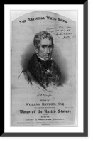 Historic Framed Print, The National Whig Song, by William Hayden,  17-7/8" x 21-7/8"