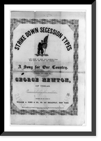 Strike Down Secession Types, by George Newton, Historic Reproduction