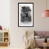 Historic Photo Print - Hurrah for the Old Flag! - Antique Wall Decor Print