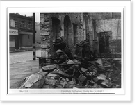 Historic Framed Print, British sailors learn the art of street fighting,  17-7/8" x 21-7/8"