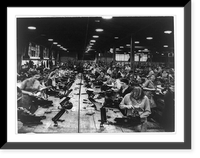 Small arms factory. Workshop, light bench work on various components, Vintage Print