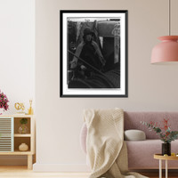 The winch hand prepares to unload, Vintage Wall Art