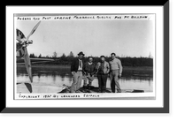 Rogers and Post leaving Fairbanks, Alaska for Pt. Barron, Historic Reproduction