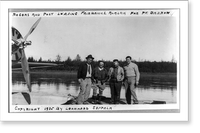 Rogers and Post leaving Fairbanks, Alaska for Pt. Barron, Historic Reproduction