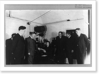 Hays opens radio station in Post Office Dept, Vintage Wall Art
