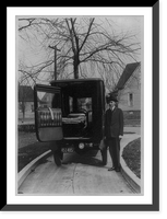 Wabash Hospital ambulance, Decatur, Illinois Classic, Antique Poster