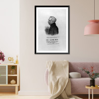 The globe man listening to Webster's speech, on the specie circular, Historic Print