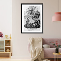 One of the people's saints for the calendar of liberty 1852 Classic, Antique Wall Art