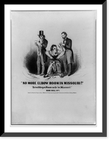 No more elbow room in Missouri! : Kein Ellbogen Raum mehr in Missouri, Vintage Print