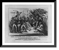 The Southern Confederacy a fact!!! Acknowledged by a might prince and faithful ally, Antique Wall Art