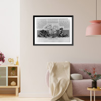 Historic Framed Print, The rocky road to peace,  17-7/8" x 21-7/8"