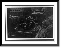 Historic Framed Print, [Construction of Boulder Dam, Boulder City, Nevada. A transit mixer placing concrete],  17-7/8" x 21-7/8"