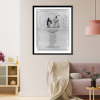 Historic Framed Print, A frontispiece for a journal. Born to. a Butler's lady"",  17-7/8" x 21-7/8"