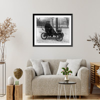 De Dion motor carriage #2, Vintage Wall Art
