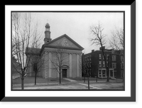 Historic Framed Print, St. John's Catholic Church,  17-7/8" x 21-7/8"