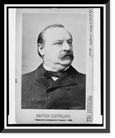 Historic Framed Print, [Grover Cleveland, head-and-shoulders portrait, facing right],  17-7/8" x 21-7/8"