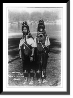 Padaung girls from South Shan States, Burma, Antique Print
