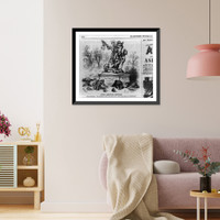 Historic Framed Print, Civil Service Reform,  17-7/8" x 21-7/8"
