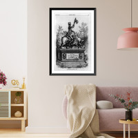 Historic Framed Print, In memorium. our civil service as it was,  17-7/8" x 21-7/8"