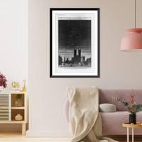 Historic Framed Print, Where to look for Halley's Comet in the morning sky: a chance for the early riser,  17-7/8" x 21-7/8"