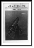 Giovanni Celoria, director of the Brera (Milan) observatory, views Halley's Comet through one of its telescopes, Historic Reproduction