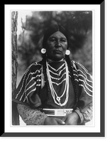 Historic Framed Print, Cayuse woman,  17-7/8" x 21-7/8" Historic Framed Print, Cayuse woman,  17-7/8" x 21-7/8"